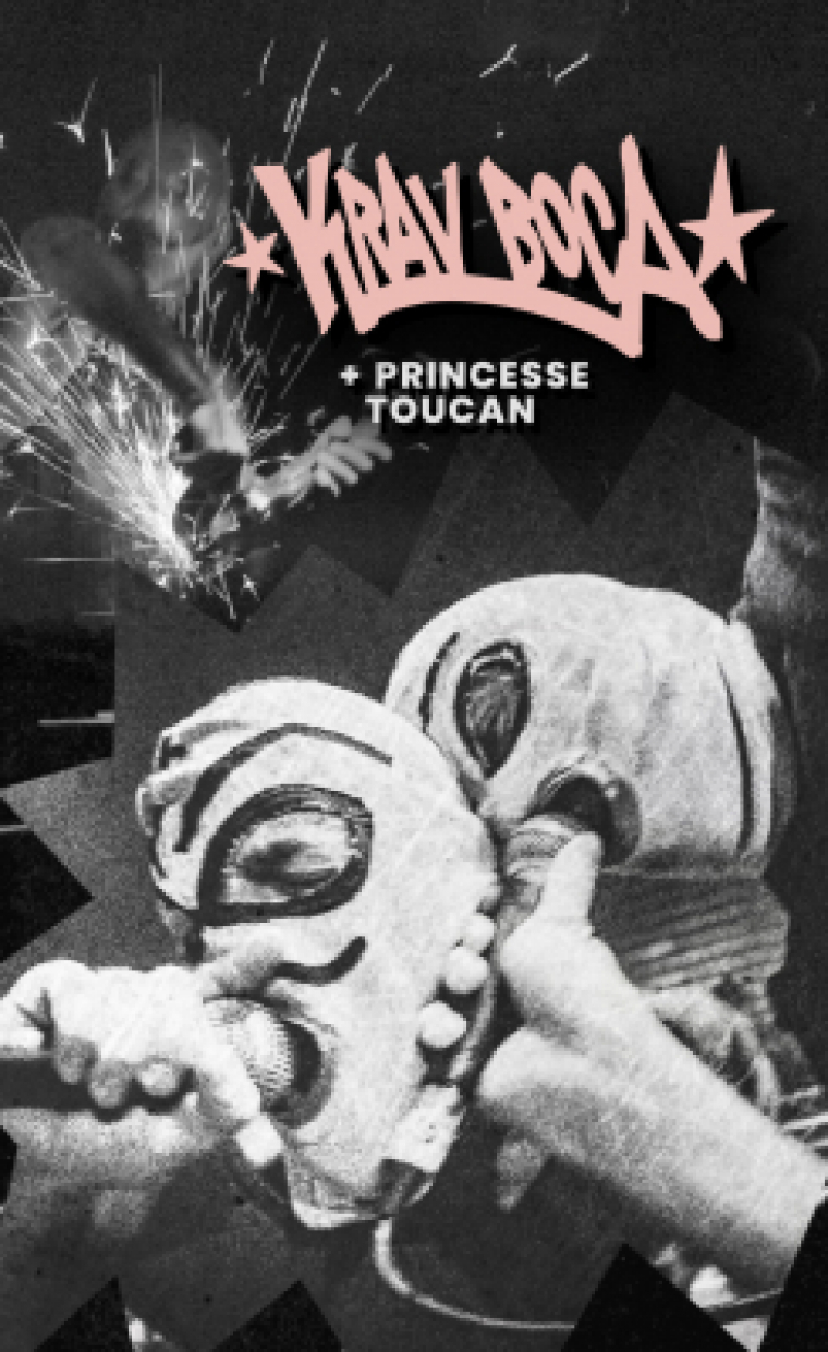 Affiche Krav Boca en concert au Ferrailleur